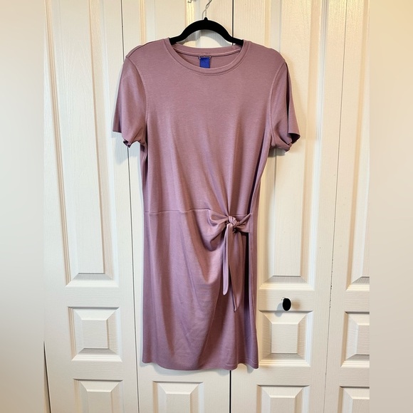 Kit & Ace tie side brushed purple mini dress size small - Picture 2 of 4